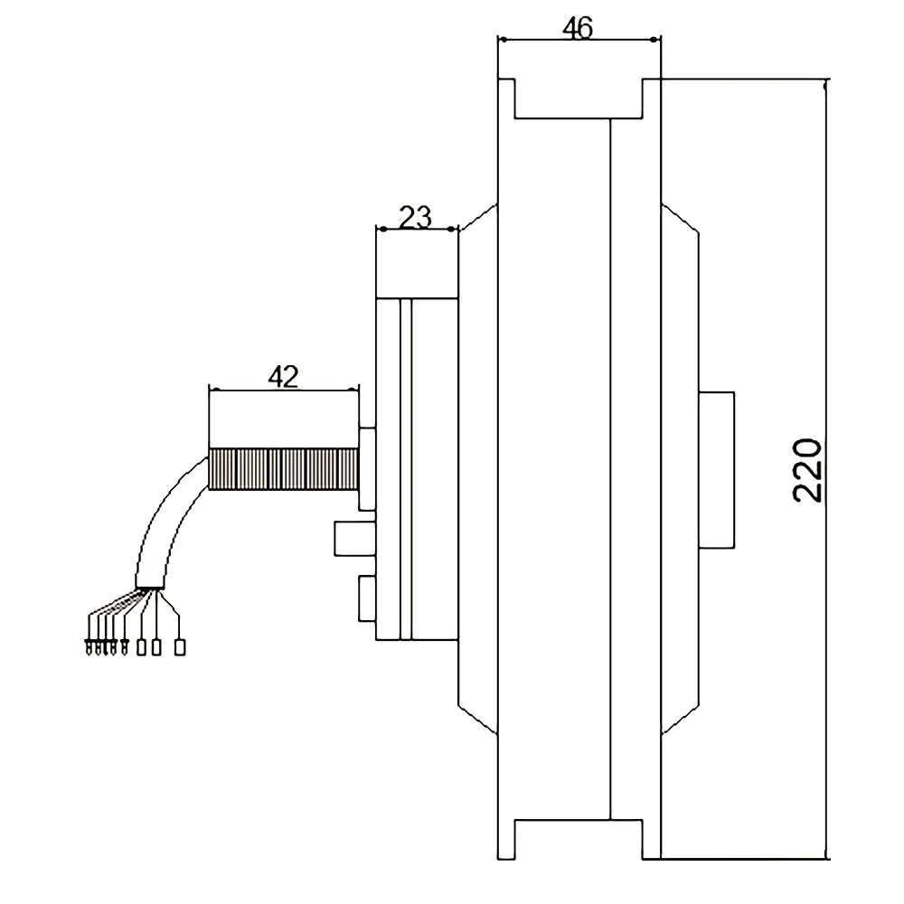 Single Shaft Split Motor Drive for Electric Bicycle, Single Shaft, Travel Sharing Scooter, 100 km/h, 12 inch, 48V, 60V, 72V