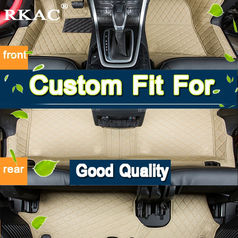 RKAC Good quality! Custom special floor mats for Fiat Freemont dodge Journey 2008-2017 7 seats car carpets waterproof