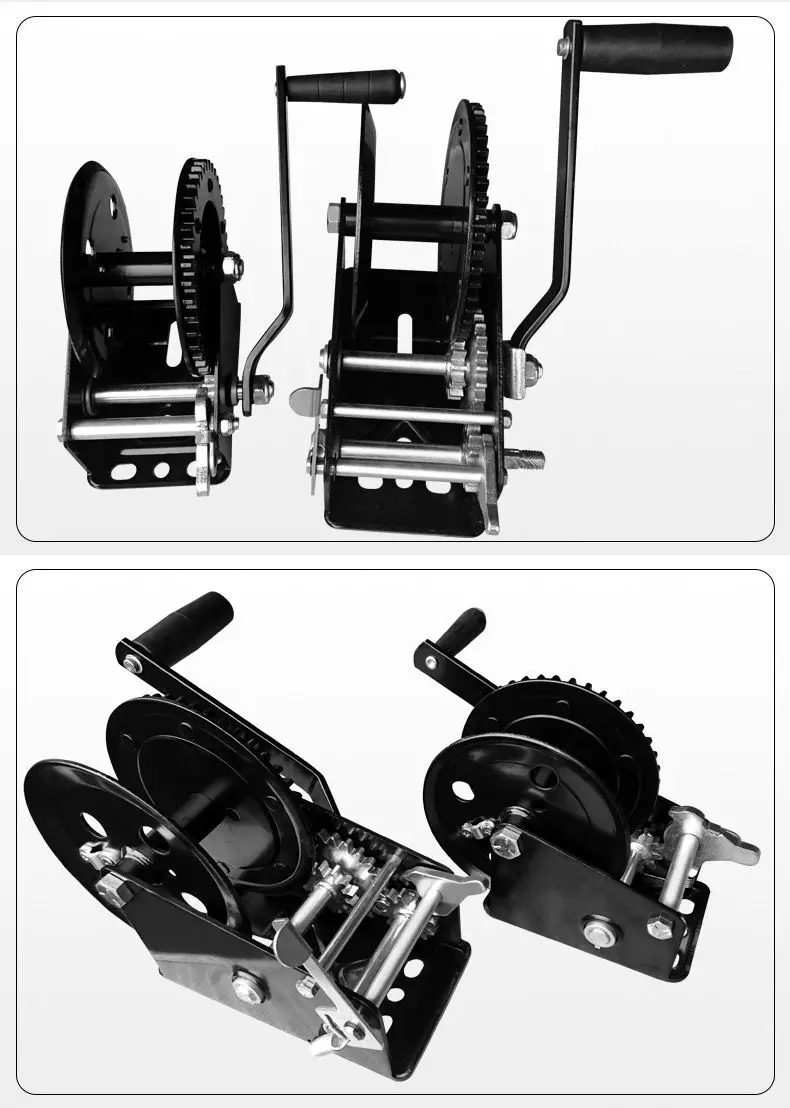 Hq 800-3000lbs Zware bootトラックセルフロックワイヤー輪郭付きカラートルハンドストラップ