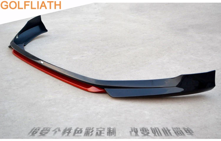 GOFLIATH PP Front Bumper Lip Diffuser for VW golf 7 VII MK7 2014 2015 2016 Car Styling NOT GTI and Rline