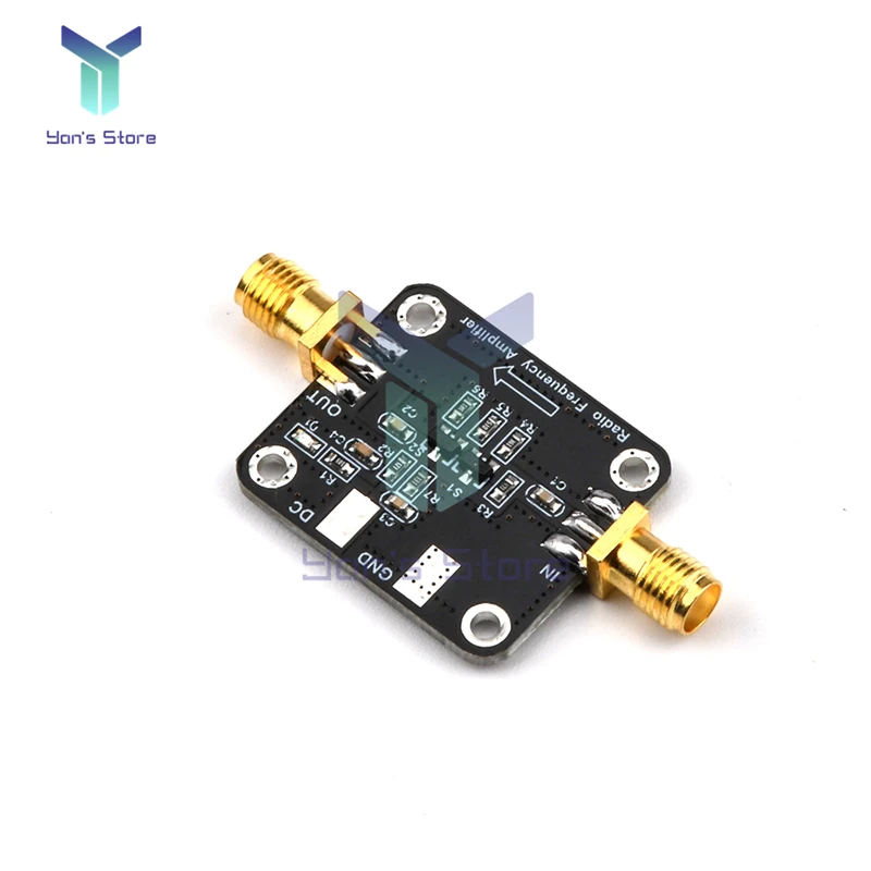 10KHz to 1GHz 10dBm RF Broadband Amplifier LNA Module HF VHF UHF FM Ham Radio Low Noise Amplifier Board DC 12V