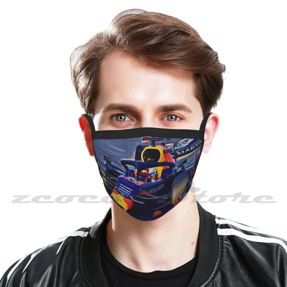 Max Weer... #33 Masker Volwassen Kind Wasbare Pm2.5 Filter Logo Creativiteit Max Toro Rosso Formule 1 Monoposto Racing Jos