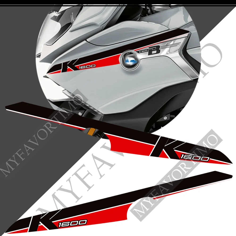 สติ๊กเกอร์รถจักรยานยนต์สำหรับ BMW K1600B ถัง Pad ป้องกัน Fairing Fender Emblem โลโก้กรณี Panniers กระเป๋าเดินทาง Trunk