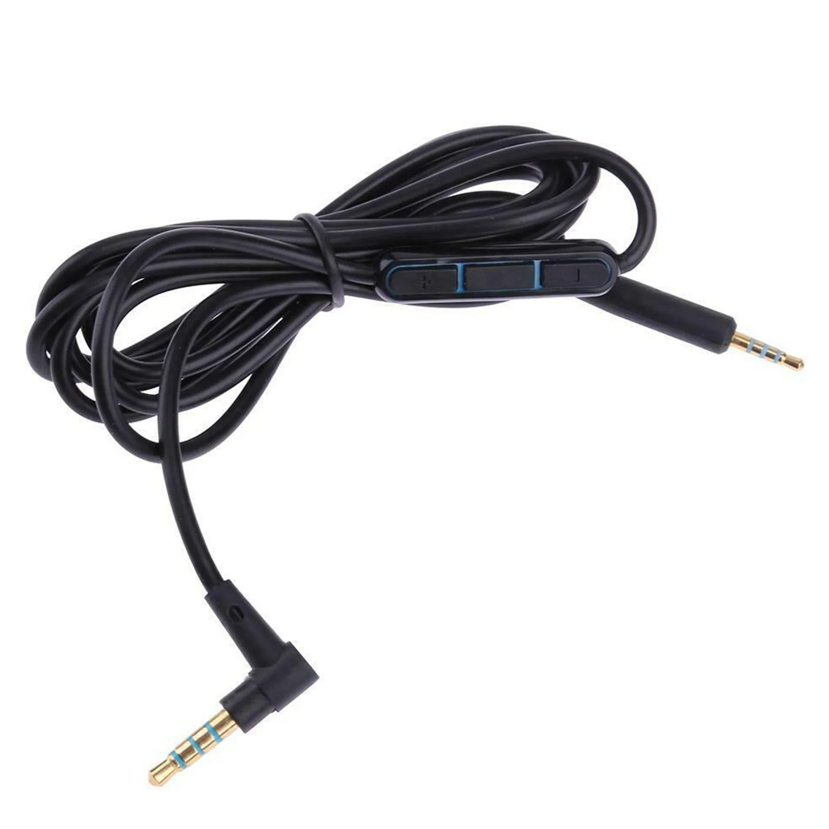 1.5m Audio Cable with Mic Volume Control 2.5mm Male to 3.5mm Male Wire Cord