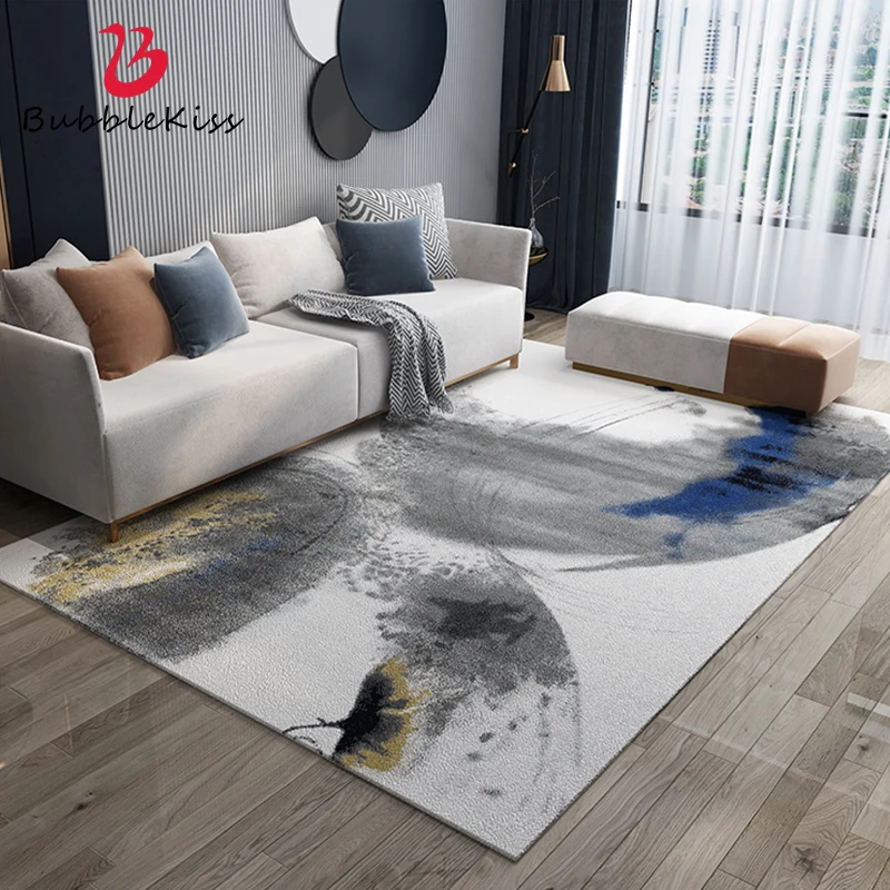 

Bubble Kiss Nordic Style Rug And Carpets For Living Room Ink Painting Floor Mat Home Abstract Art Decoration Bedroom Area Rugs