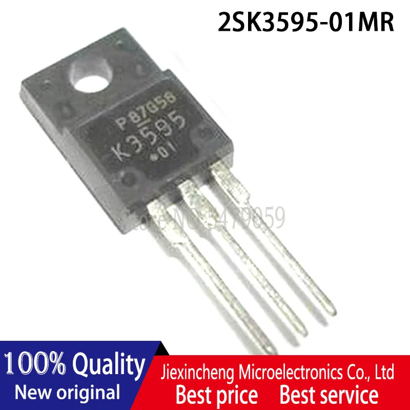 오리지널 트랜지스터, 2SK3595-01MR, 2SK3595, K3595, TO220F, 10 개