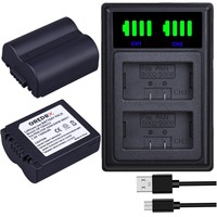 CGA-S006 CGR-S006E DMW-BMA7 Battery with Charger for Panasonic Lumix DMC FZ-18 DMC-FZ7 DMC-FZ8 DMC-FZ28 DMC-FZ30 DMC FZ35 FZ38