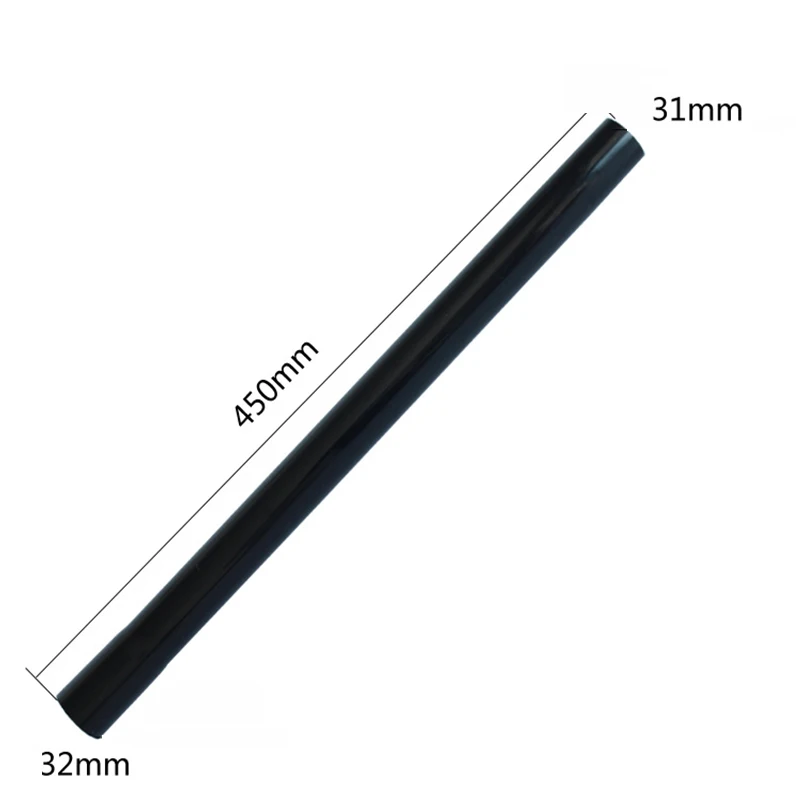 45cm plastikowa czarna przedłużka Wand Tube Wet Dry do odkurzacza o średnicy 32mm akcesoria podłogowe narzędzie