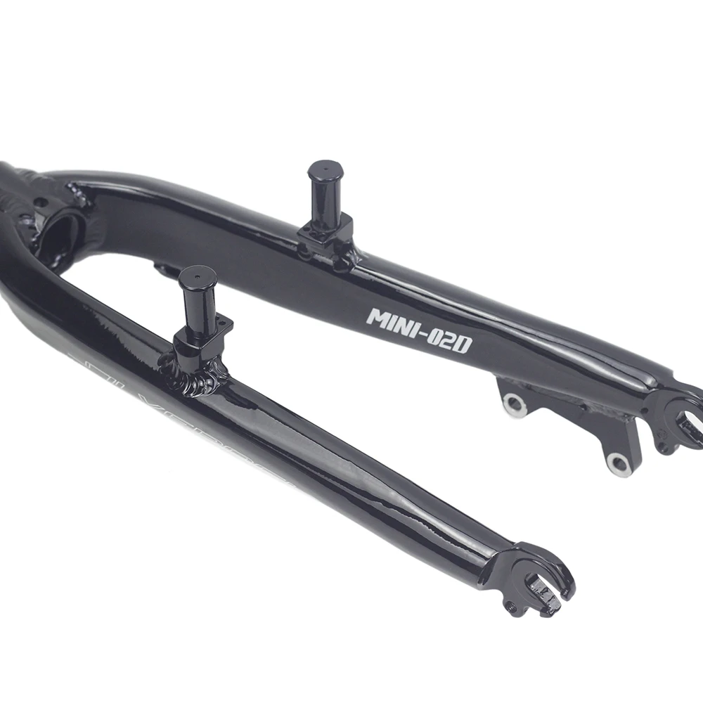SILVEROCK  MINI-02D Alloy Bike Rigid Fork 20inch 406 451 For Mini velo Folding Bike Frame Disc V Brake Bike Fork,1 1/8\