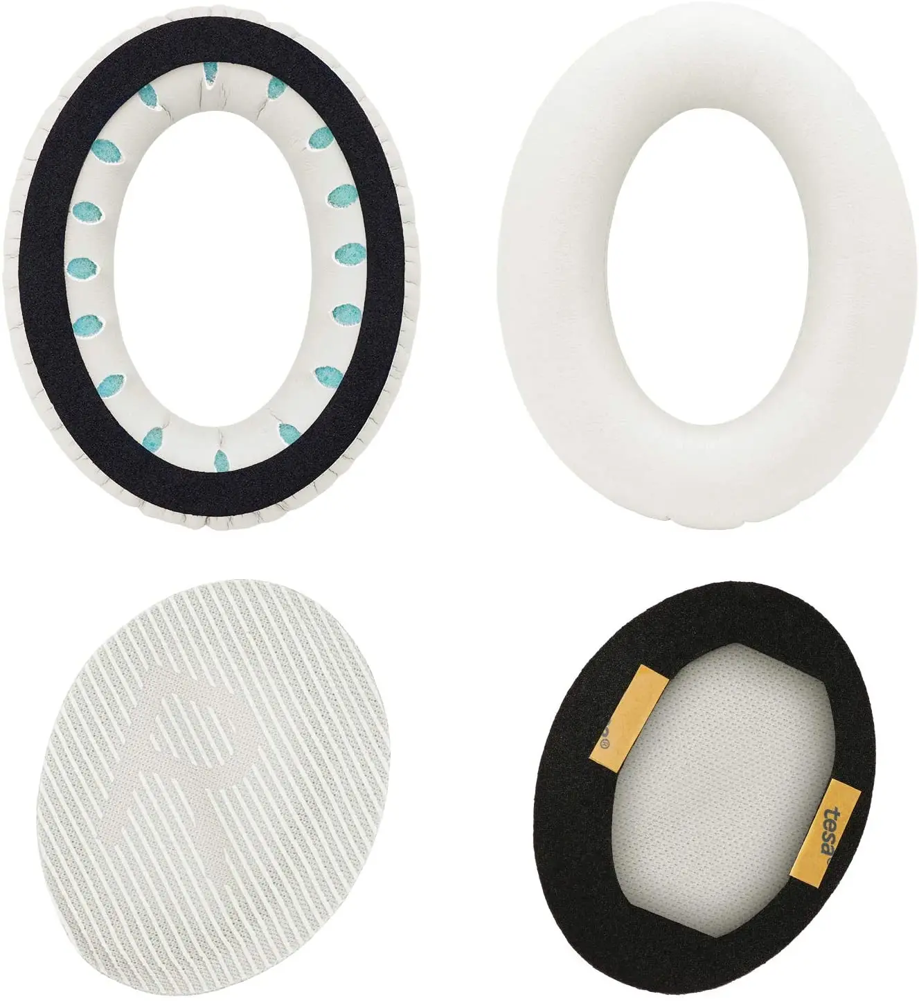 Almohadillas de repuesto premium QC35 / Almohadillas para auriculares QC35 ii compatibles con Bose QuietComfort 35 (QC35) / Bose QuietComfort 35