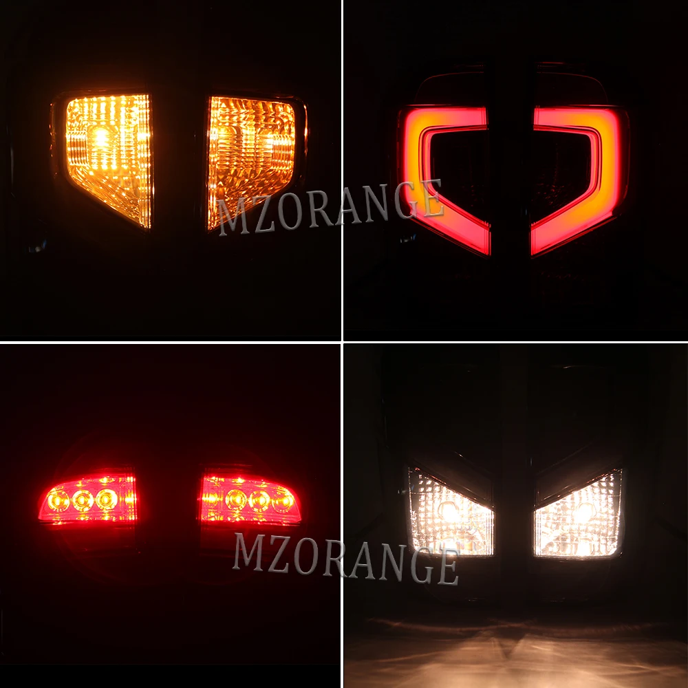 Rear Tail Lamp Light For Nissan Navara 2021 PRO-4X Pickup Rear Lamps Brake Turn Signal Reverse Warning Fog LED Car Accessories