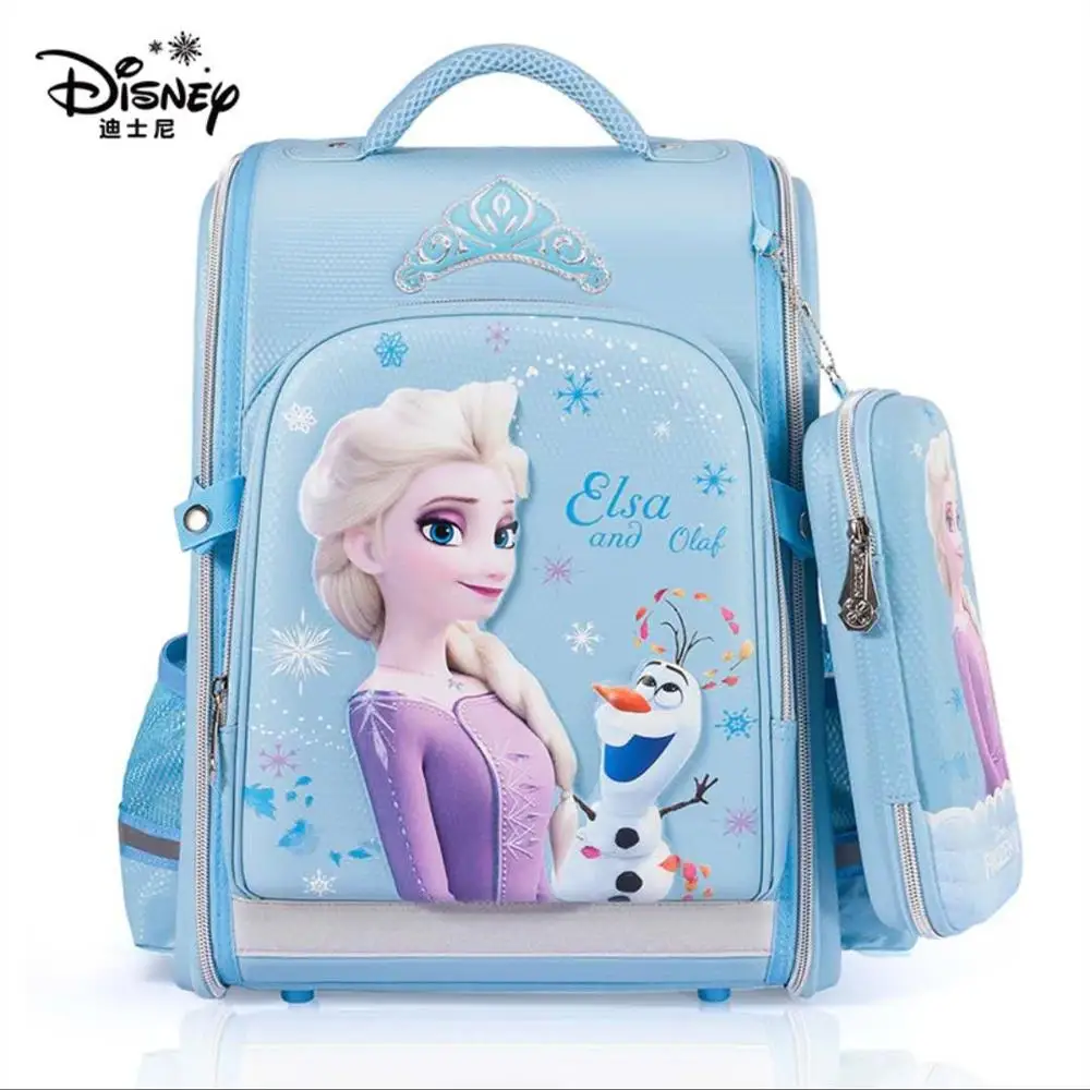 Disney Frozen school bags for girls Elsa Anna Olaf causal large capacity water proof primary student orthopedic back mochilars