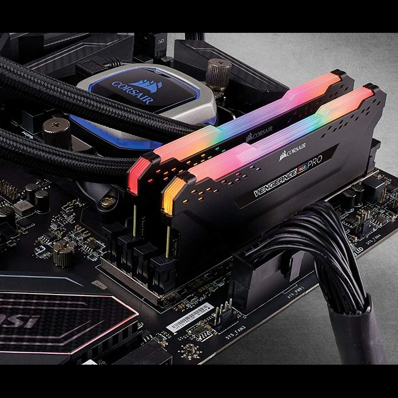 Go CORSAIR ddr4 pc4 ram 8 ГБ 3000 МГц RGB PRO DIMM Настольная память Поддержка материнской платы 8 ГБ memoria ram ddr4 3200 МГц 3600 МГц 16 ГБ