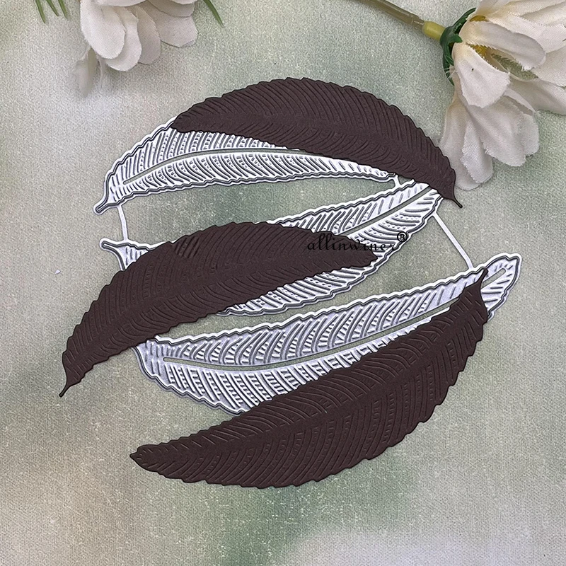 New 3Pcs Leaf decoration Metal Cutting Dies for DIY Scrapbooking Album Paper Cards Decorative Crafts Embossing Die Cuts