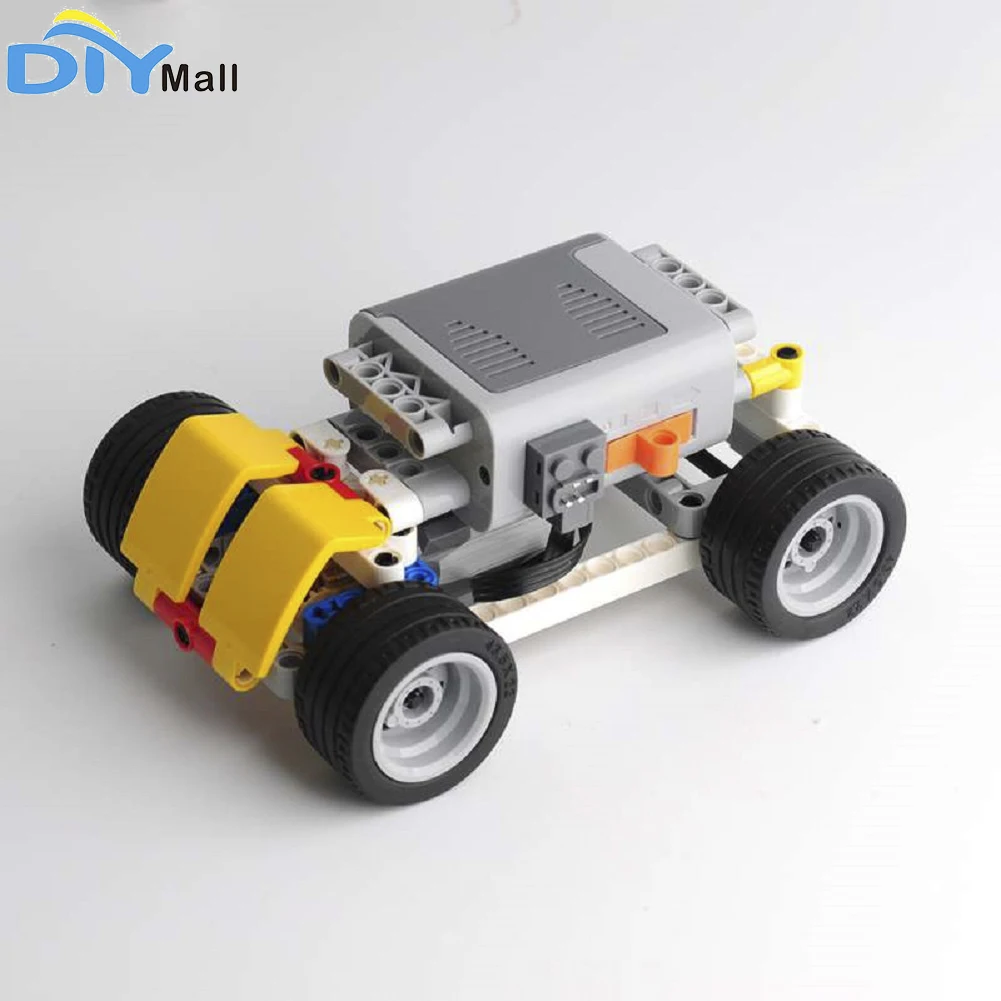 68pcs 5M-E DIY Robot Car Set Battery Box M-Motor compatible with legoeds Blocks Bricks For Power Functions MOC Parts 8881 8883