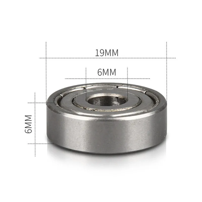 50/100pcs S626ZZ 6*19*6mm Stainless Steel Deep Groove Ball Bearing 6x19x6mm SB626ZZ S626 S626Z S626RS