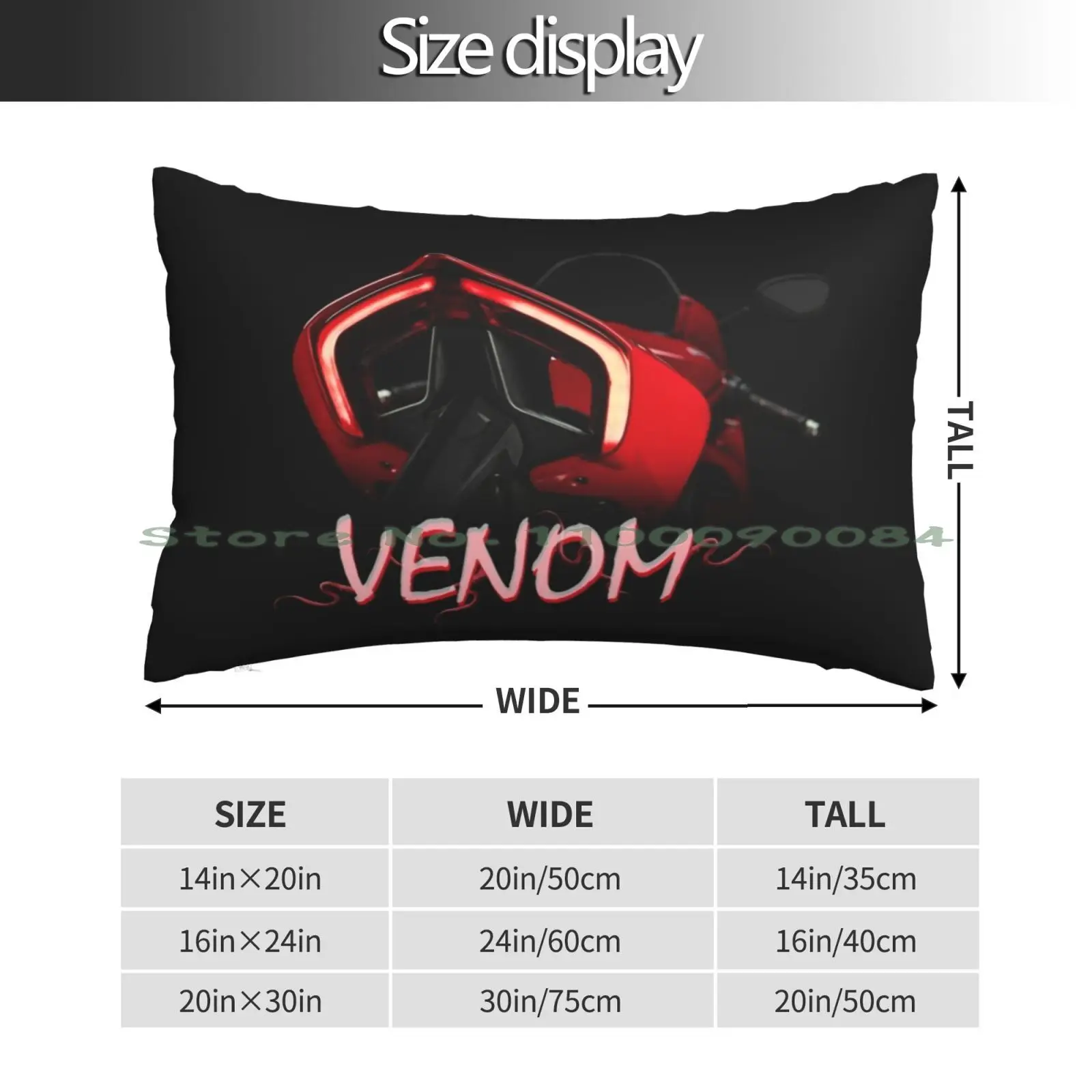 Venom Pillow Case 20x30 50*75 Sofa Bedroom Death Stranding Hideo Kojima Metal Gear Solid Long Rectangle Pillowcover Home