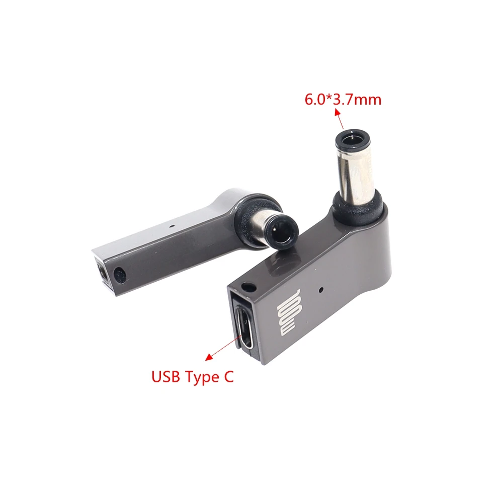 100W USB C femmina a 6.0*3.7mm convertitore adattatore spina maschio USB tipo C PD cavo di ricarica rapida per PC portatile Asus