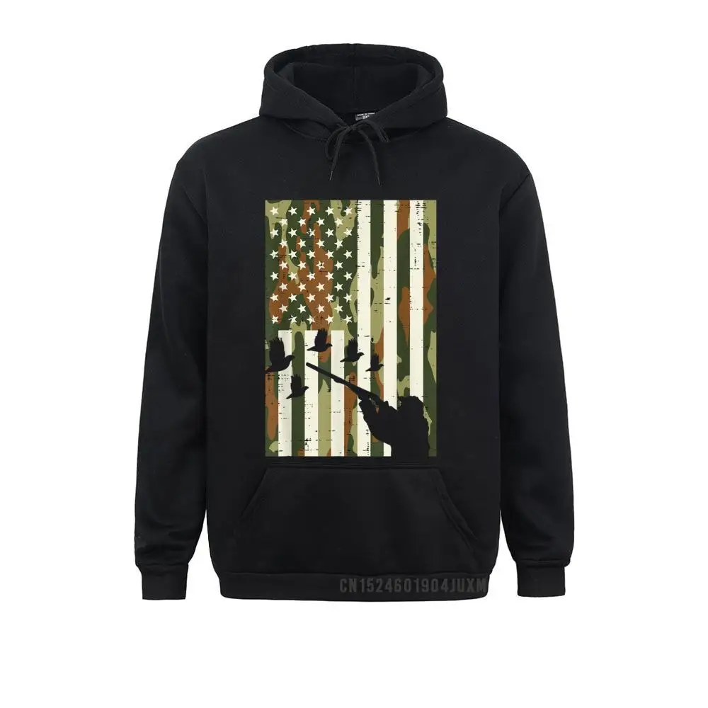 Camo US Flag Quail Pheasant Huntin Upland Hunt Patriotic Hooded Tops Unique Hoodies Clothes New Coming Men Sweatshirts