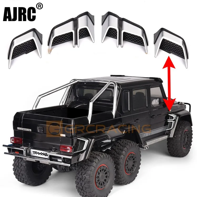 For Traxxas Trx4 G500 Trx6 G63 Wheel Eyebrow Ventilation Grille Kit Side Exhaust Aerodynamic Decorative Plastic Parts G162c