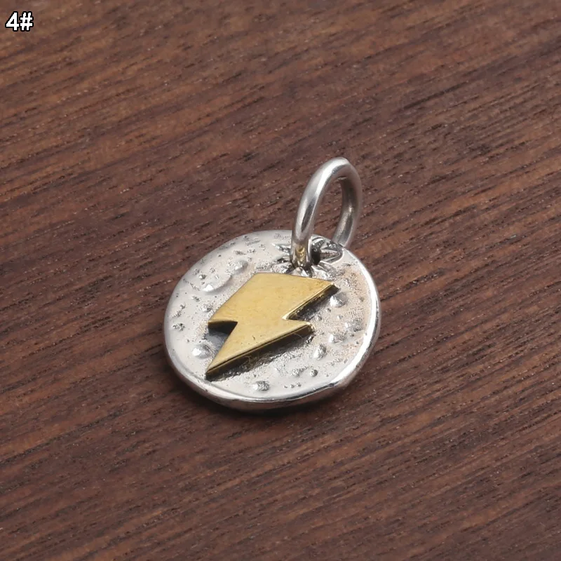 Collier Pmotfor en argent regardé 925 pour hommes et femmes, visage souriant, bijoux vintage unisexes, cadeaux pour amis