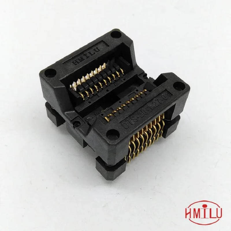 

SOP20 Burn in Socket OTS20-1.27-01 Chip IC Test Socket Programming Socket Programmer Adapter Wholesale