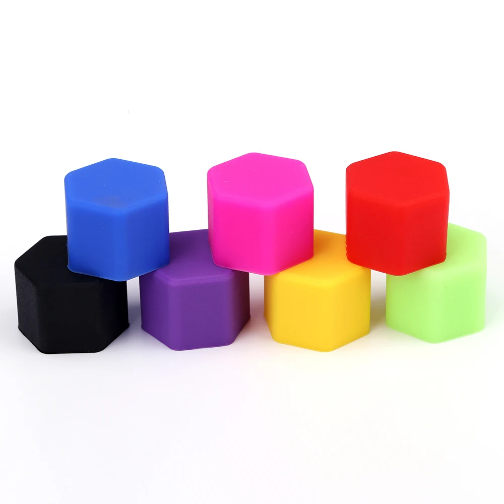 17mm 19mm 21mm Universal Silicone Wheel Nut Lug Hub Screw Rim Bolt Covers Tyres Screw Caps for Automotive Decorative Accessories