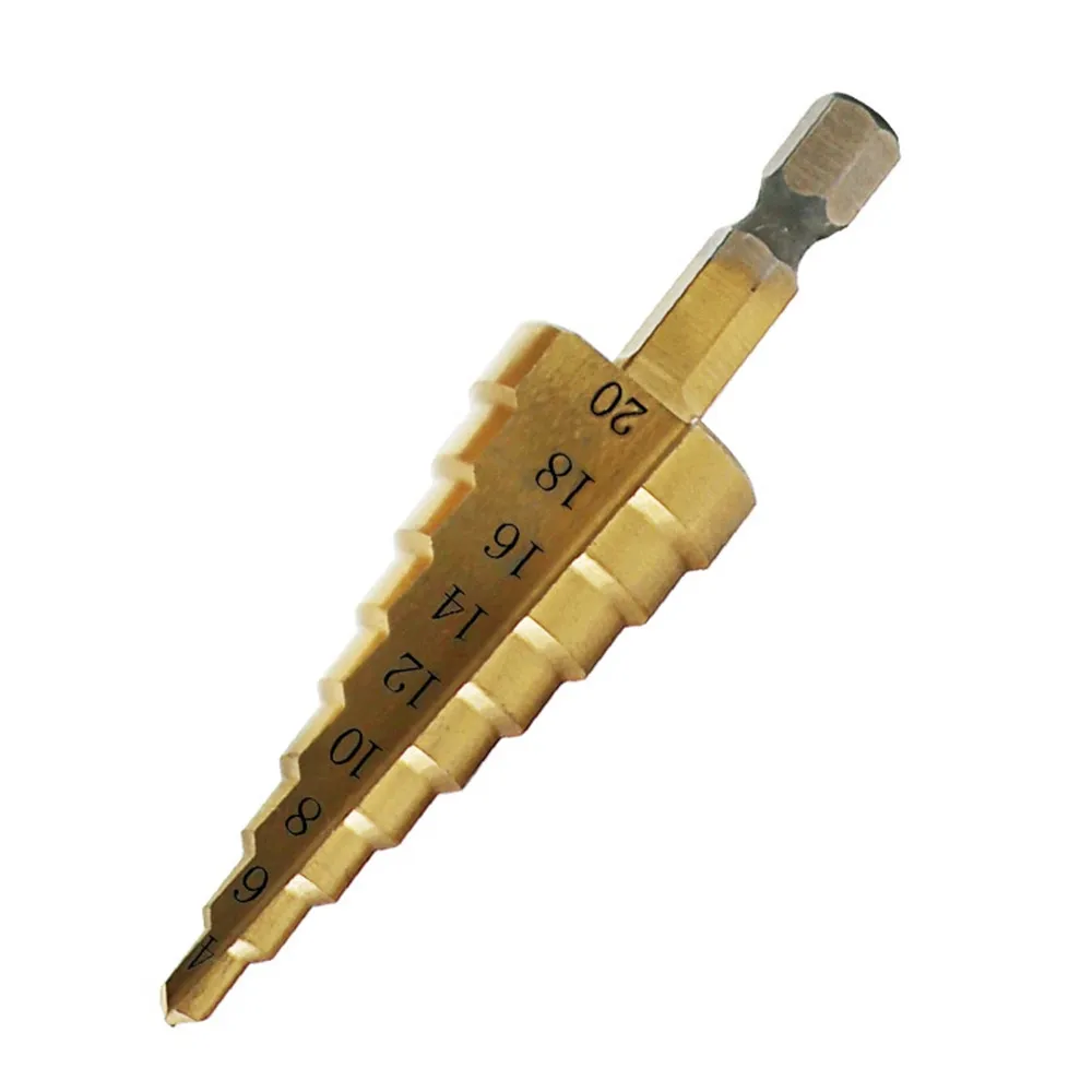 Wiertło stopniowe 32MM metalowe wiertła Spade Bit schodkowe krok Drizzle wiertła stopniowe metalowe wiertła HSS pokryte tytanem narzędzia do drewna