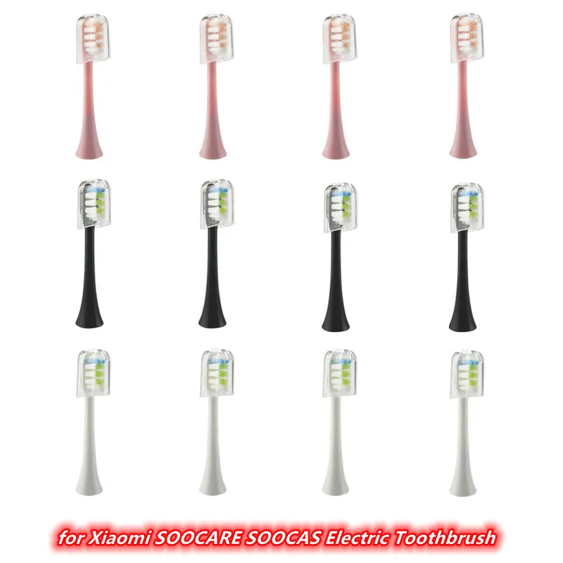 

Electric Toothbrush Heads Replacement for Xiaomi SOOCARE SOOCAS X3 Soft Bristles Sealed Packing Teeth Brush Head 4Pcs/10Pcs