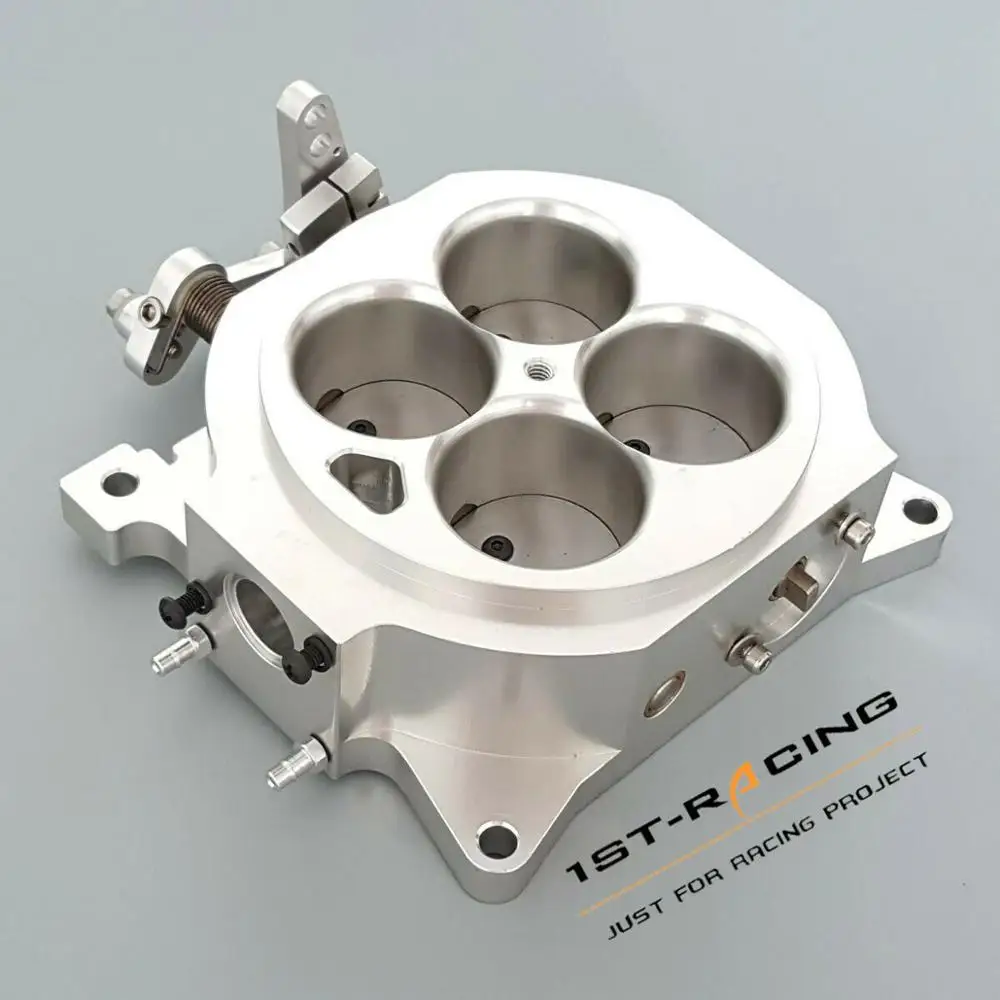 1000 Cfm 4 Barrel 4150 Billet Throttle Body Cast Aluminum