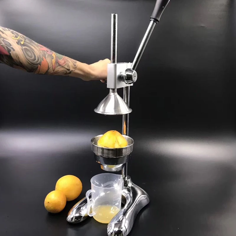 Stainless Steel new update Gear Citrus Fruits Squeezer Orange Lemon  Juicer Fruit Pressing Machine Press Juicer