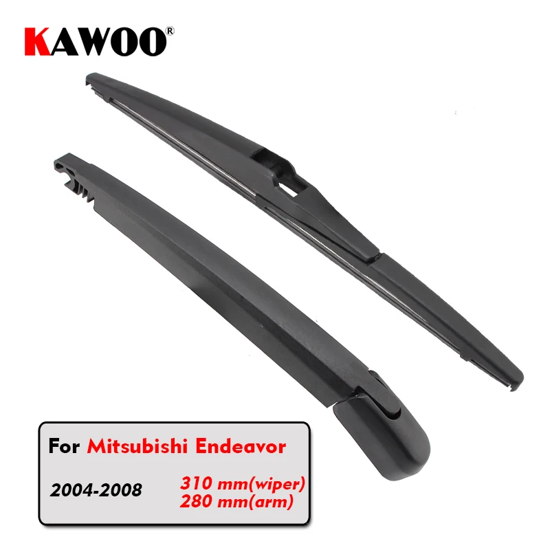 

KAWOO Car Rear Wiper Blade Blades Back Window Wipers Arm For Mitsubishi Endeavor Hatchback (2004-2008) 310mm Car Accessories