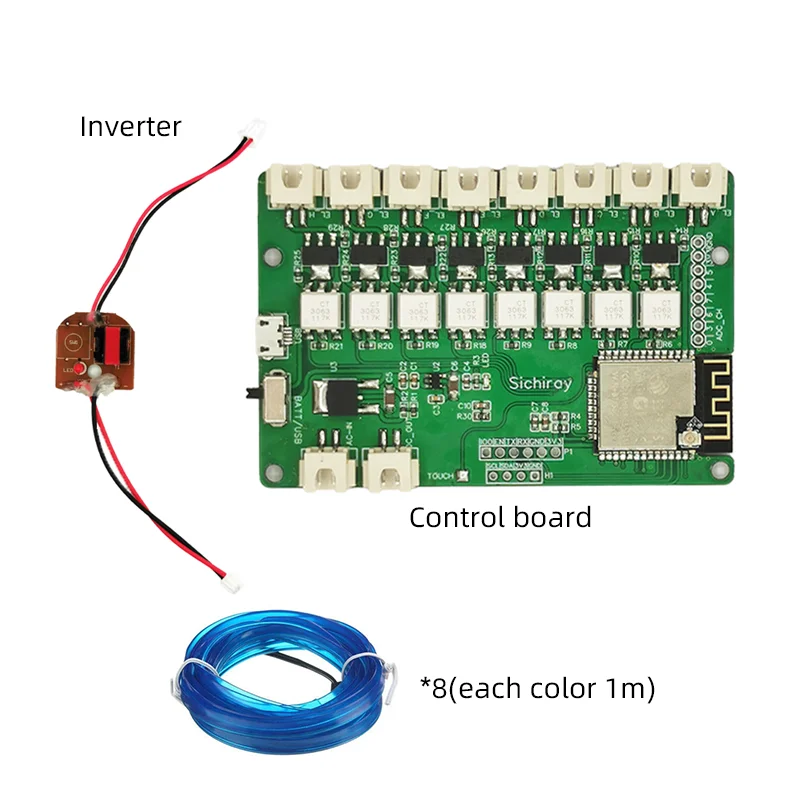 EL Sequencer Lighting for Events and Retail Light Neon Electroluminescent  Wire DIY Flexible Water Resistant for arduino