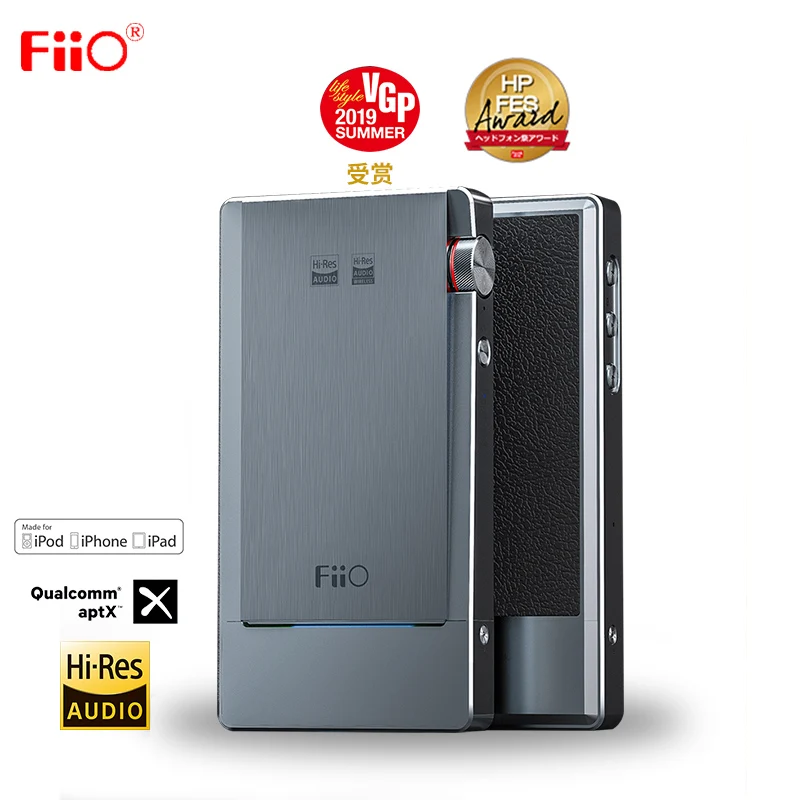 FiiO Q5s Bluetooth 5.0 Dual AK4493EQ DSD256 PCM 768k/32bit DAC&Amplifier USB DAC Amplifier for iPhone/computer/Android/Sony