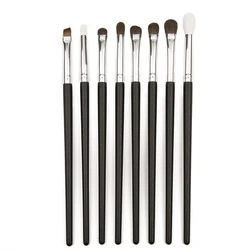 Shinedo 2/3/8/7 Pcs Makep Brush Set Eyeshadow Matte Black Color  Soft Goat Hair Beauty Make Up  Kit Brochas Maquillage