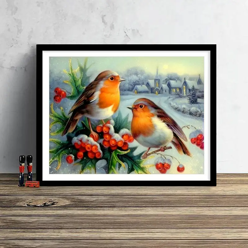 sale 5d diamond embroidery animals diy diamond painting birds cross stitch rhinestone mosaic picture christmas gift home decor