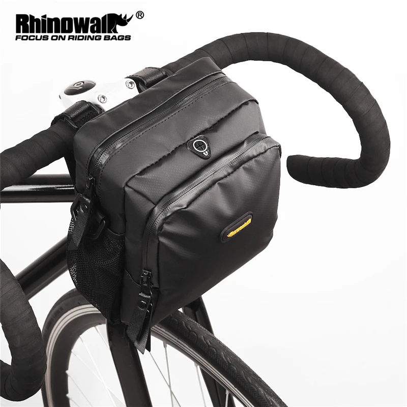 Rhinowalk New Bicycle Bag Front Frame Tube Folding Waterproof MTB Bike Bike phone cycling bag bike accessories Electric Bike Bag