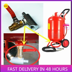 Three-way Part With Adjusting Valve For Mobile Gallon Blaster Sandblasting Cabinet