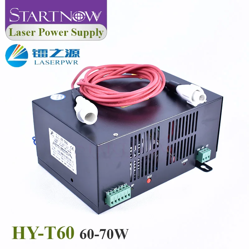 HY-T60 CO2 Power Supply 110V 220V PSU Device For 60W 70W CO2 Laser Tube Source Laser Cutting Engraving Machine Parts