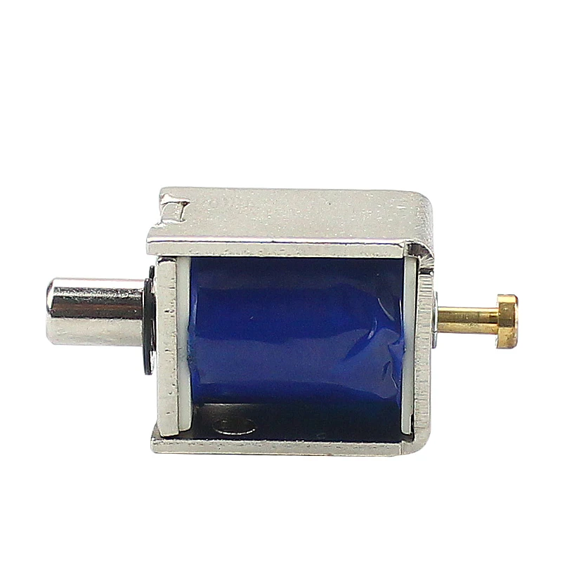 DC mini push-pull electromagnet 12v solenoid magnetic coil stroke 4mm electric retractable magnet small electromagnet