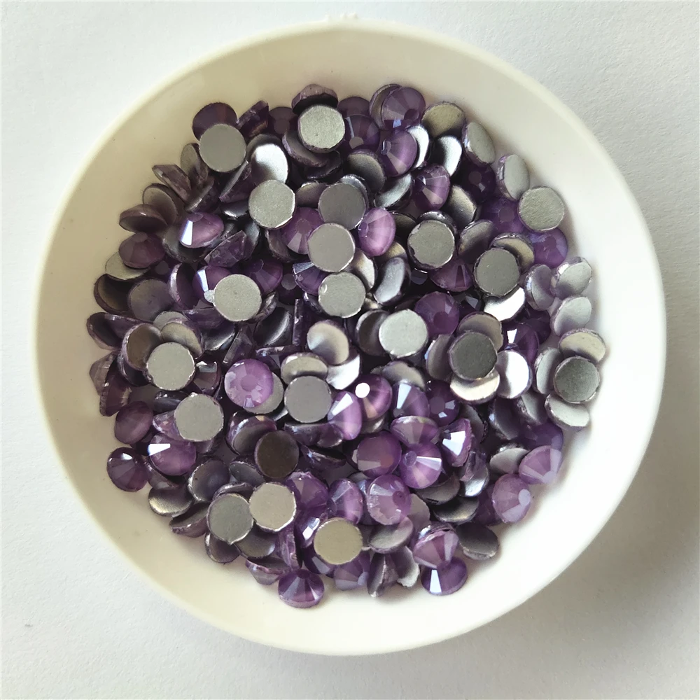 

Mocha Violet Rhinestones S6-S30 Glitter Crystal Non Hot Fix FlatBack Rhinestone Strass Sewing & Fabric Garment Nail Art Stone