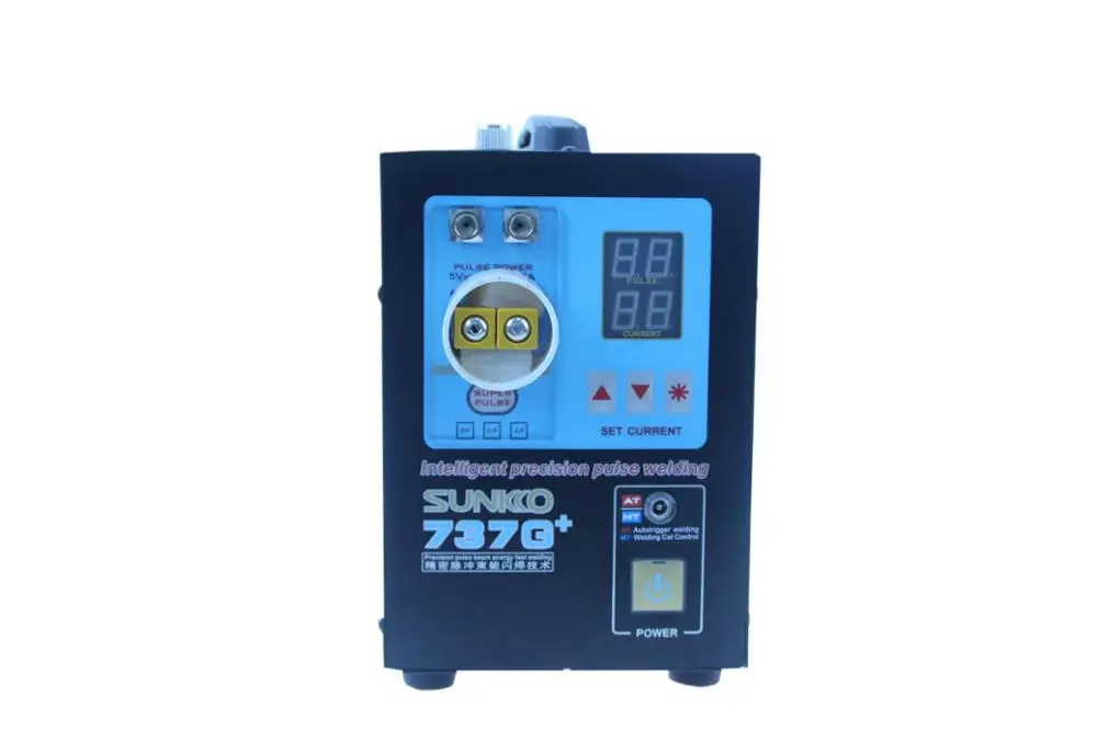 SUNKKO 4.3kw(instantaneous) LED Pulse Battery Spot Welder ,737G+, Spot Welding Machine 737G+ welding spot machine pulse welding