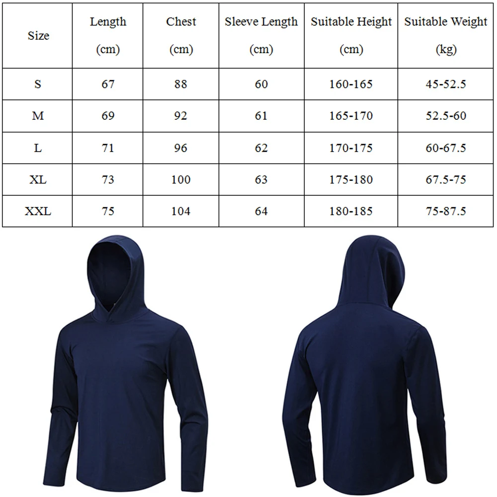 Men's Sports Sweatshirt Running Training Fitness Long Sleeve Hoodies Quick Dry SPSYL0099