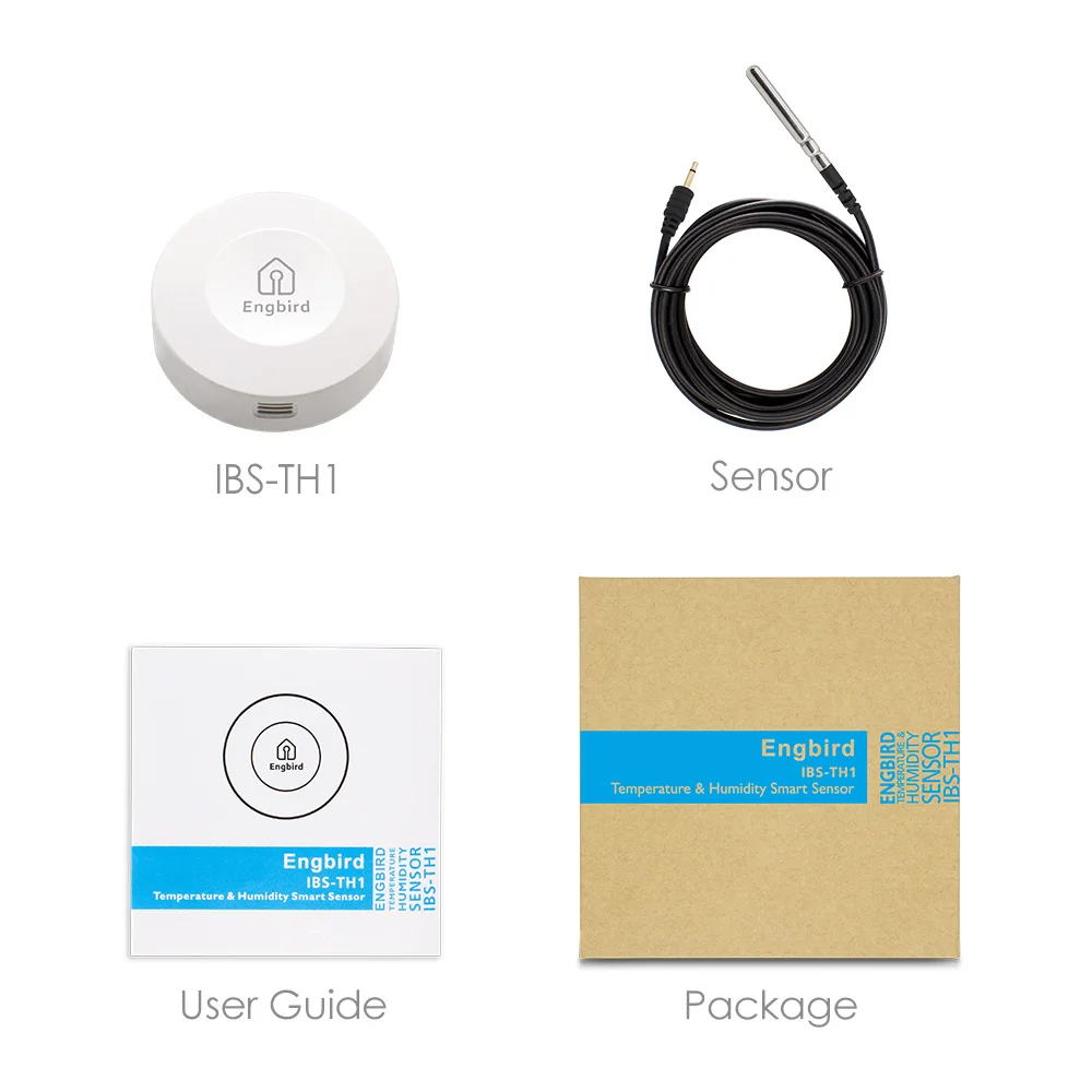 Imagem -06 - Inkbird-termômetro e Higrômetro Gravador de Alta Precisão Temperatura e Umidade Sensor Interior e Exterior Home Assistant Ibs-th1