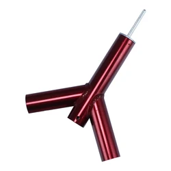 Outdoor Camping Aluminum Alloy Tent Pole Joint Shelter Canopy Pole Y-Shape Tee Tarp Awning Pipe Hub Tent Pergola Pole Connection