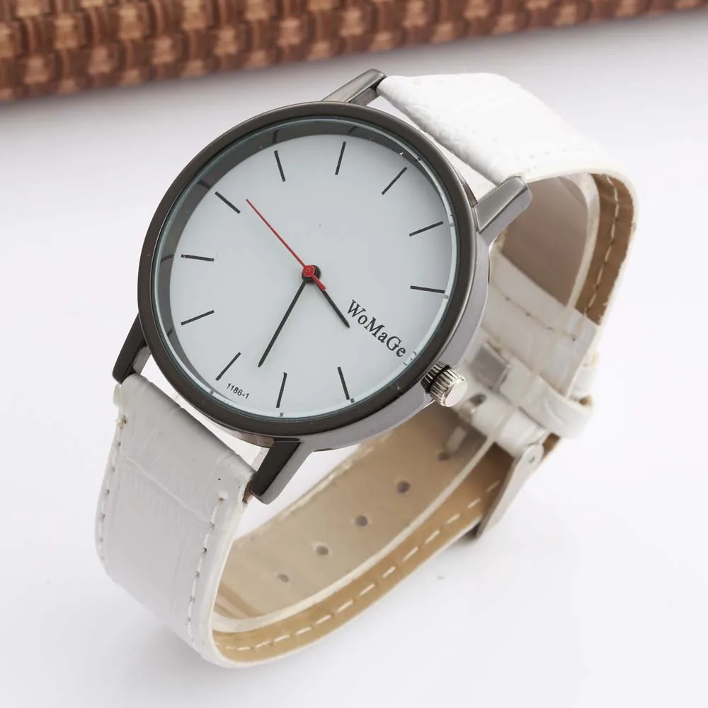 

Womage Women Watches Fashion Casual Watches Ladies Watches Leather Band Quartz Wristwatches reloj mujer relogio feminino