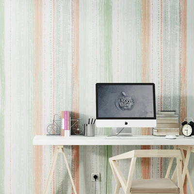 PAYSOTA Northern Europe Non-woven Striped Wallpaper Modern Simple Vertical Top Grade Bedroom Living Room Background  Household