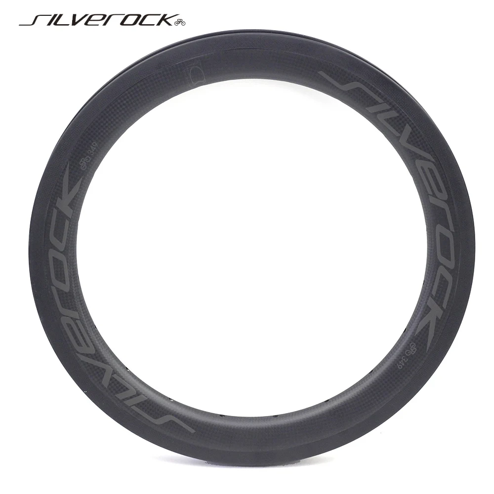 

SILVEROCK SR38C-Carbon Rim for Folding Bike, Bicycle Rims, Disc Brake, Caliper Clincher, Matte Glossy, 16 ", 349, 16 Plus, 38mm