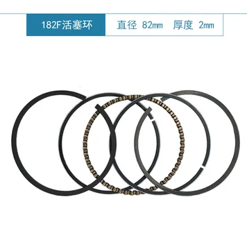 

82MM GENERATOR PISTON RING SET FOR HONDA GX340 182F 11HP TILLER WATER PUMP ENGINE MOTOR PISTON RINGS REPL.
