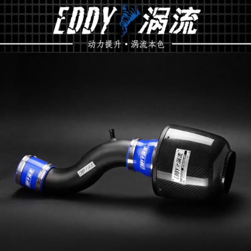 EDDY Intake System Air Intake Pipe+Carbon Fiber Air Filter for Mitsubishi Grandis 2.4 2009 2010 2011 2012 2013 Car Engine Parts